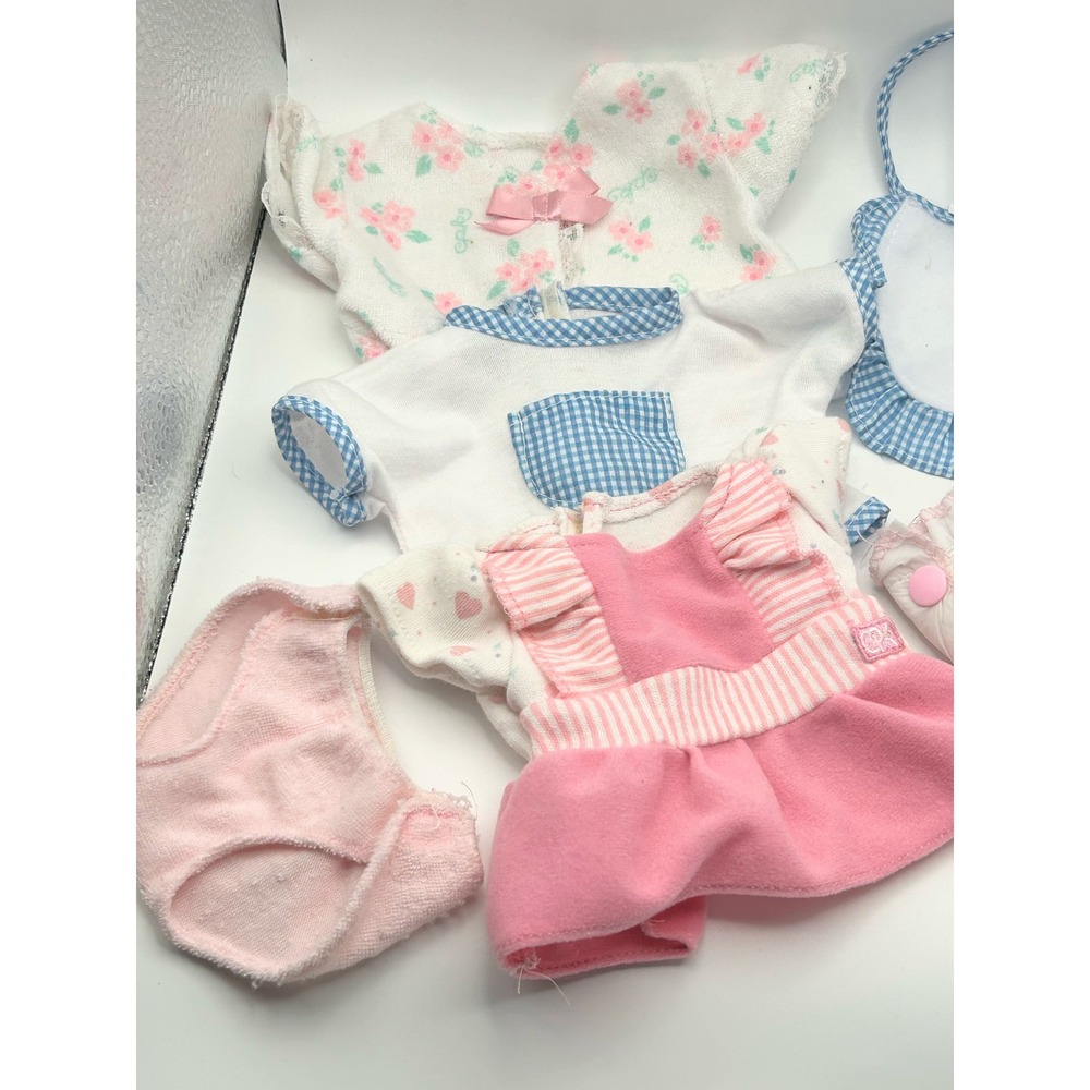 12" to 16"‎ Doll Clothes Lot Baby Doll Outfit Set Bib Diapers Our Generation OK - Picture 7 of 7
